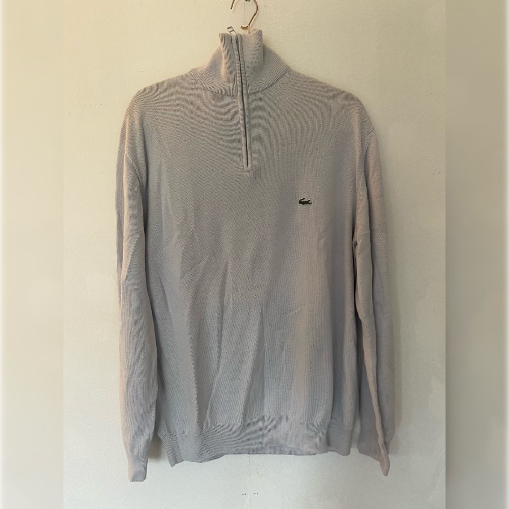 Lacoste Cardigan Sweater - Made in Peru